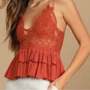 Free People ruffle top